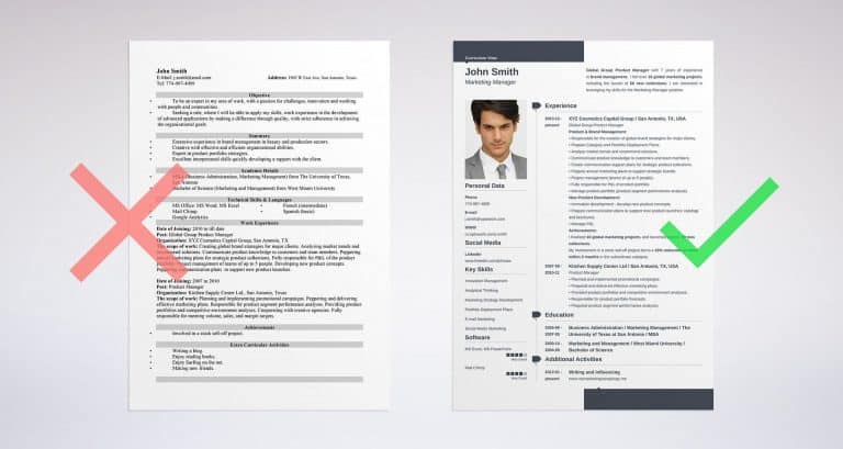 contoh cv curriculum vitae