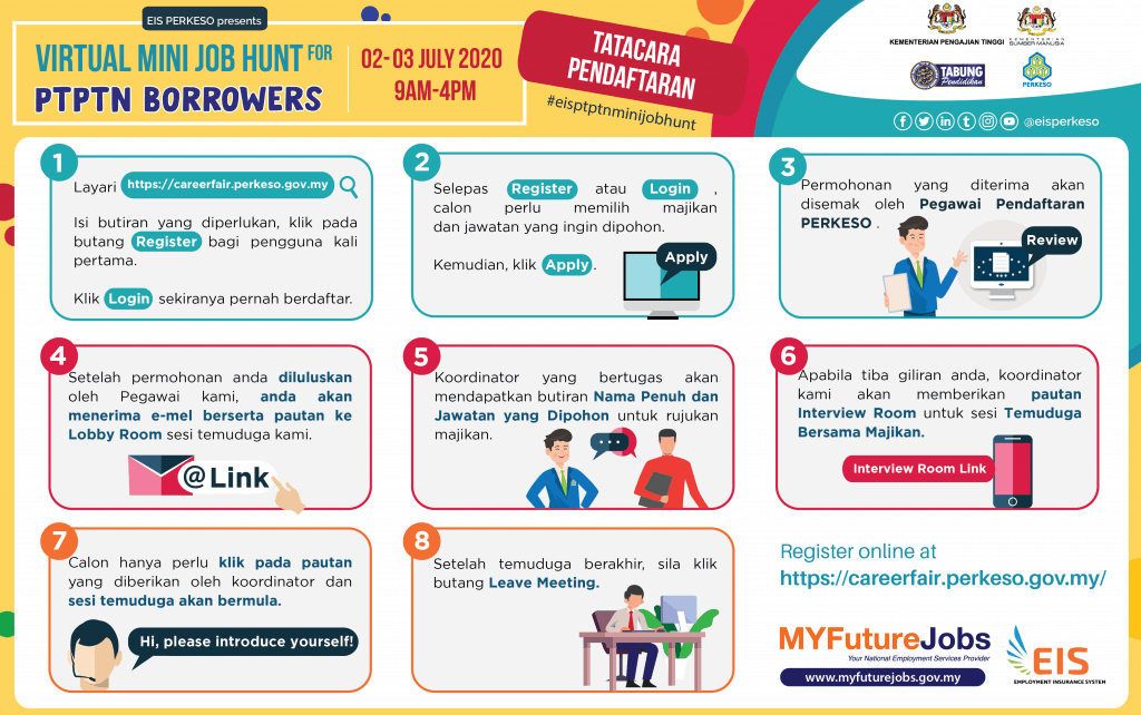 virtual mini job hunt ptptn