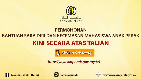 bantuan mahasiswa perak