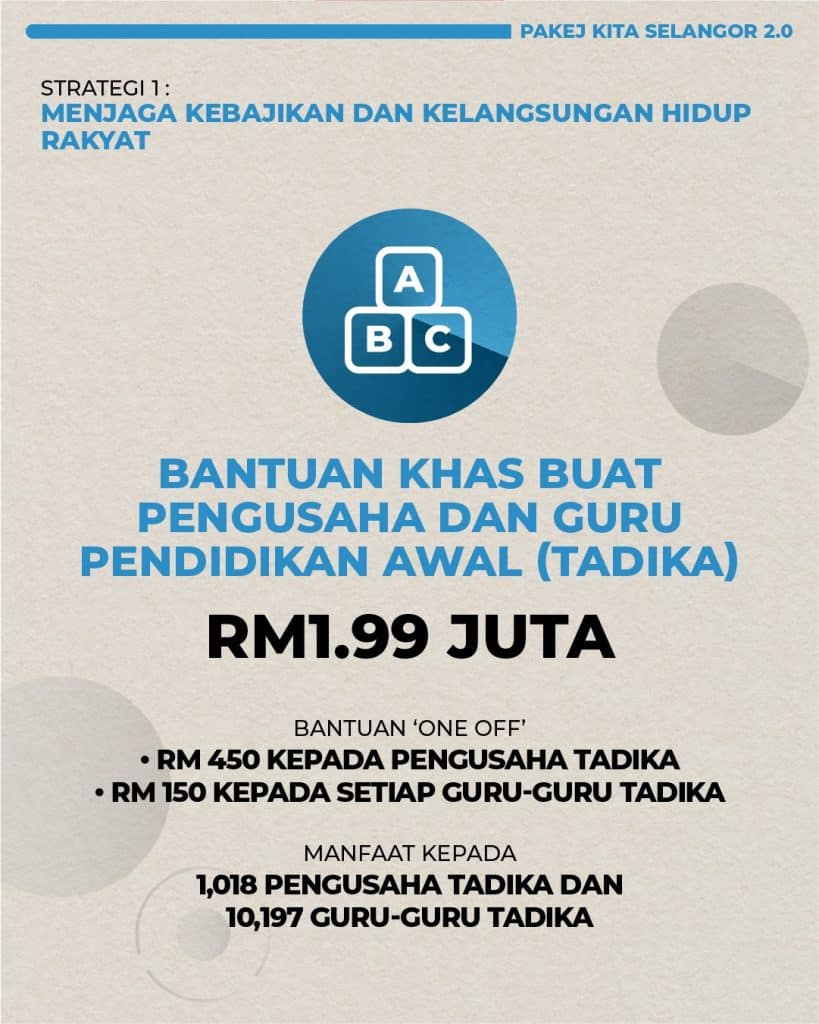 bantuan khas guru tadika rm150