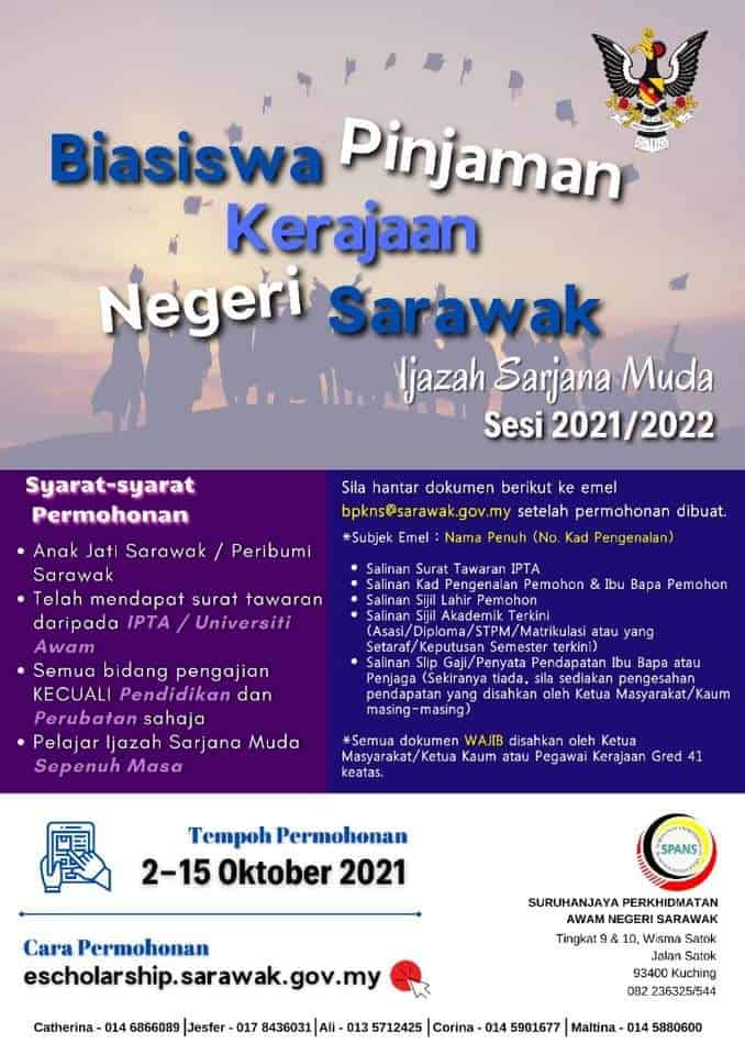 Biasiswa bpkns sarawak