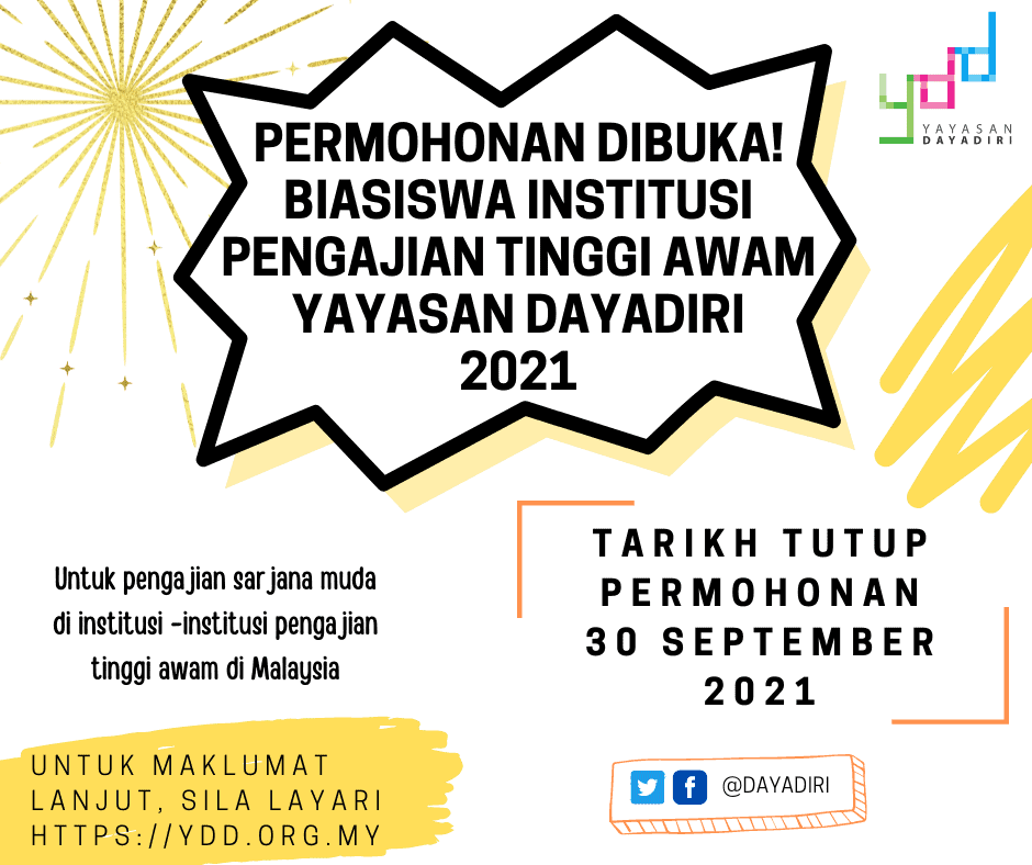 Biasiswa Yayasan DayaDiri 