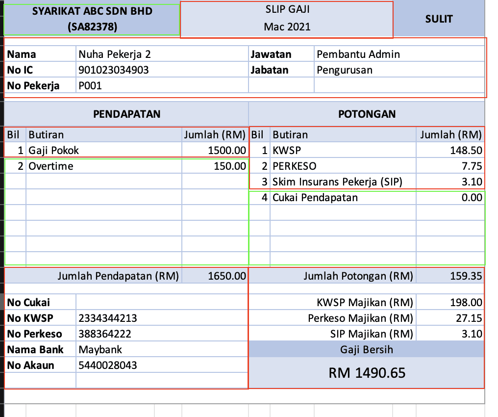 semakan no socso