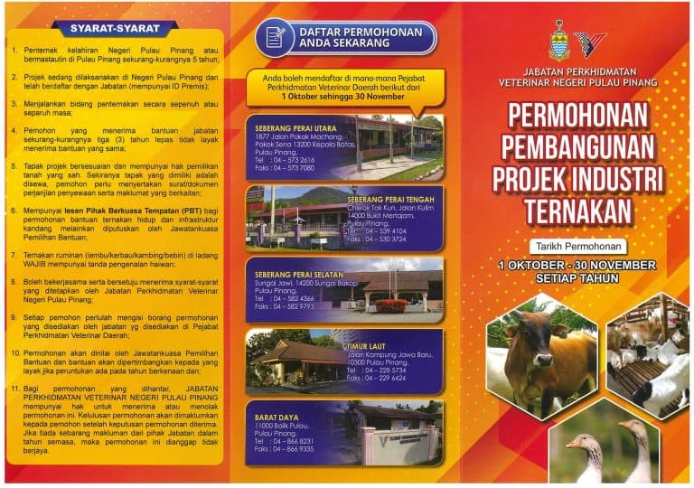 ntuan Pembangunan Projek Industri Penternakan JPVPP 2021/2022