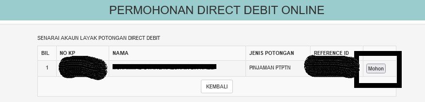 ptptn direct debit