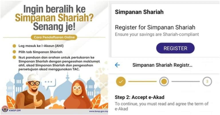 akaun simpanan shariah kwsp