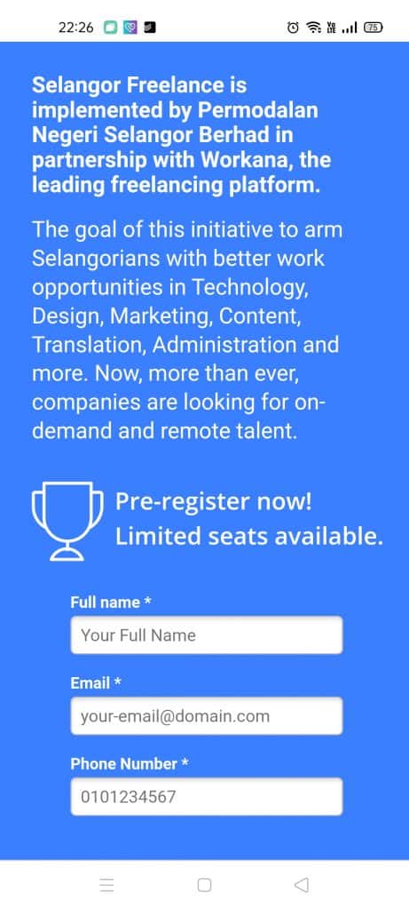 selangor freelance