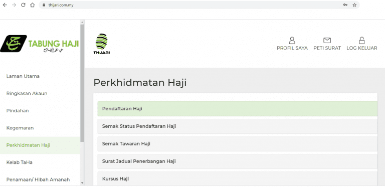 daftar haji online