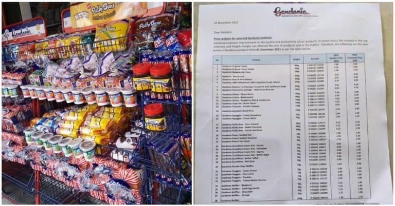 roti gardenia naik harga