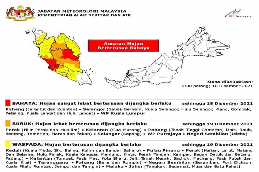 semakan info banjir