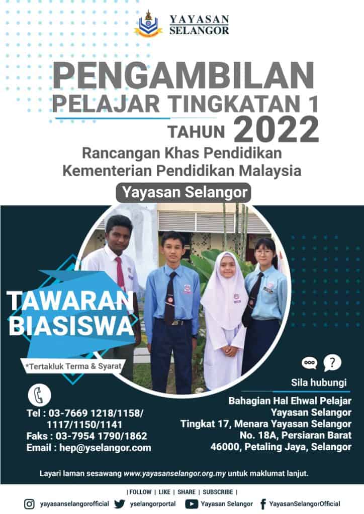 yayasan selangor 2022