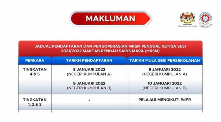 pendaftaran mrsm