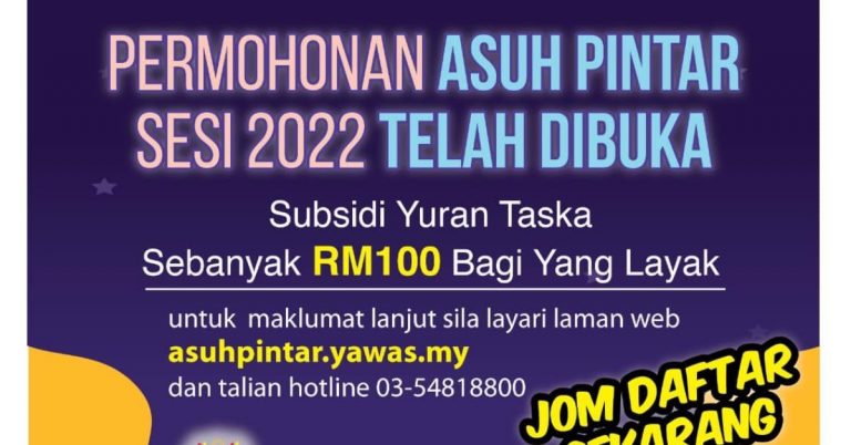 asuh pintar anakku bantuan taska