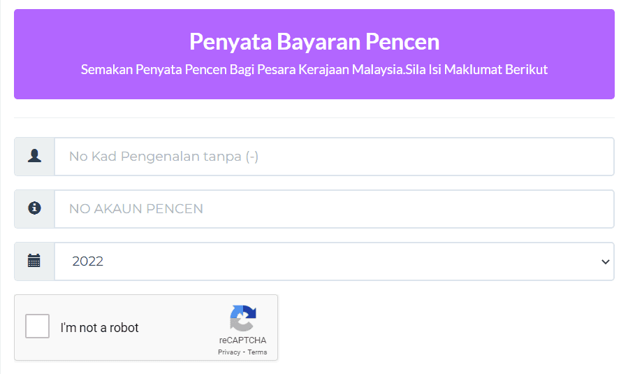 penyata pencen