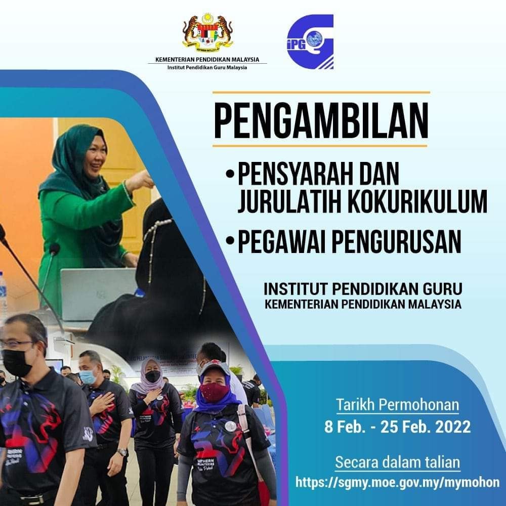 sgmy iklan pengambilan pensyarah ipg