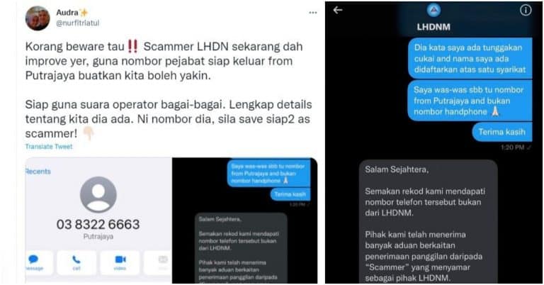 scammer lhdn