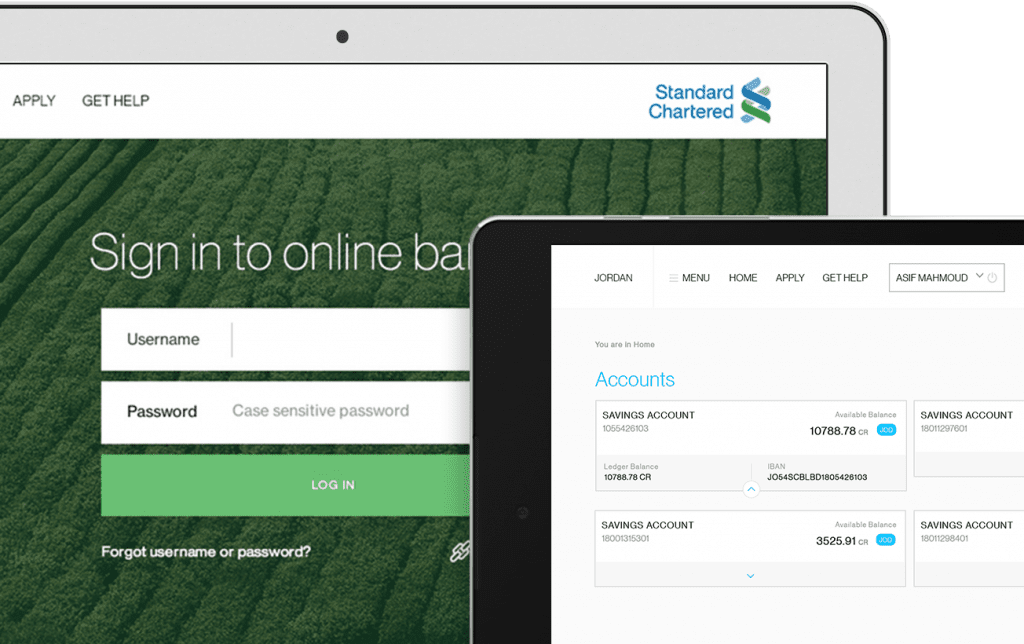 standard chartered online banking