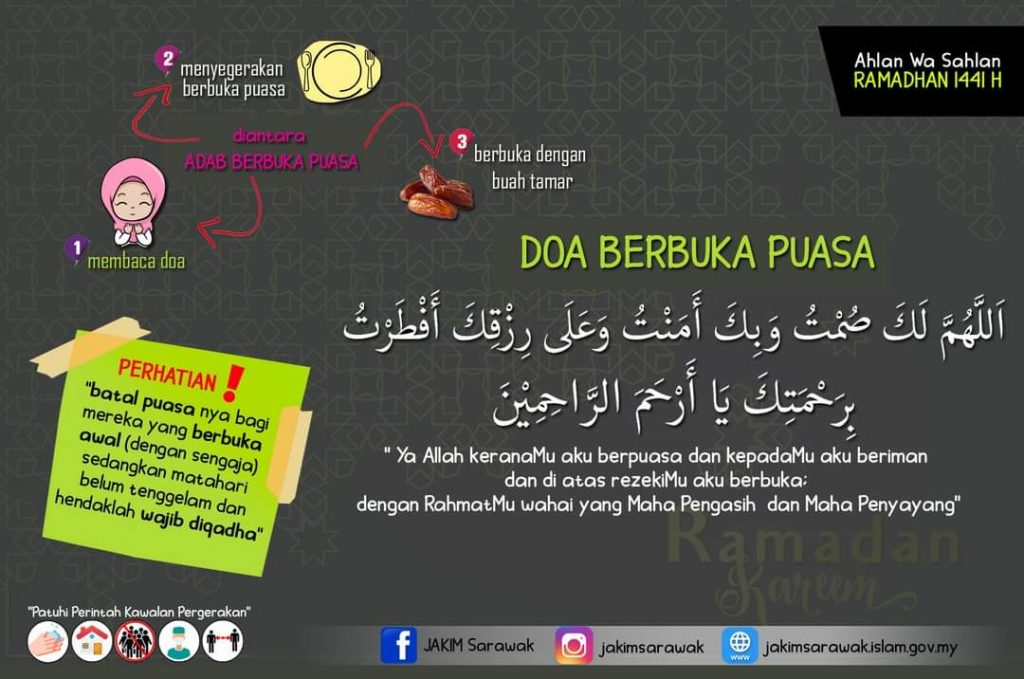 doa berbuka puasa