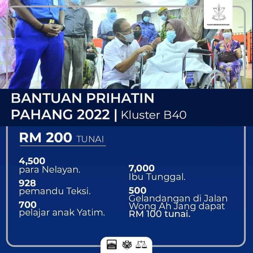 bantuan prihatin pahang 2022