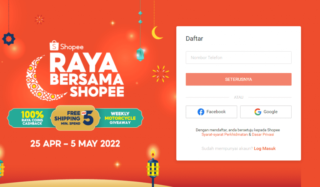 daftar penjual shopee