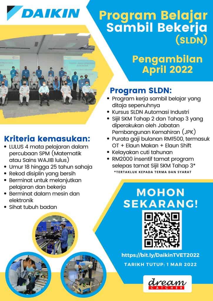 Bekerja Sambil Belajar di Daikin 