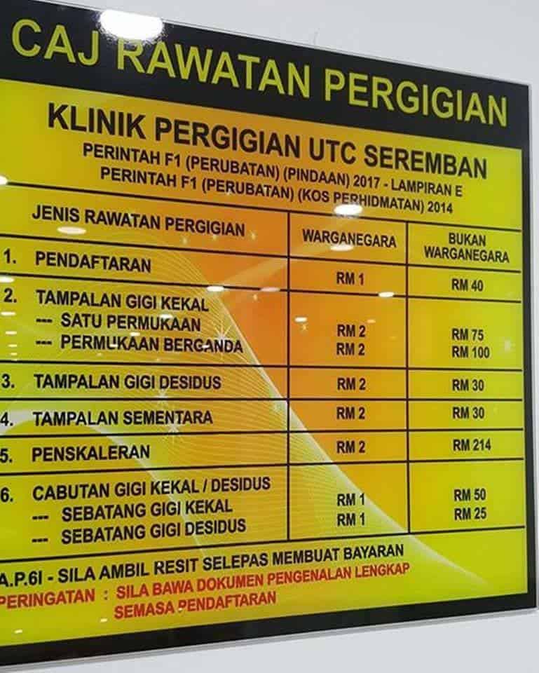 Harga Scaling Gigi Di Klinik Kerajaan