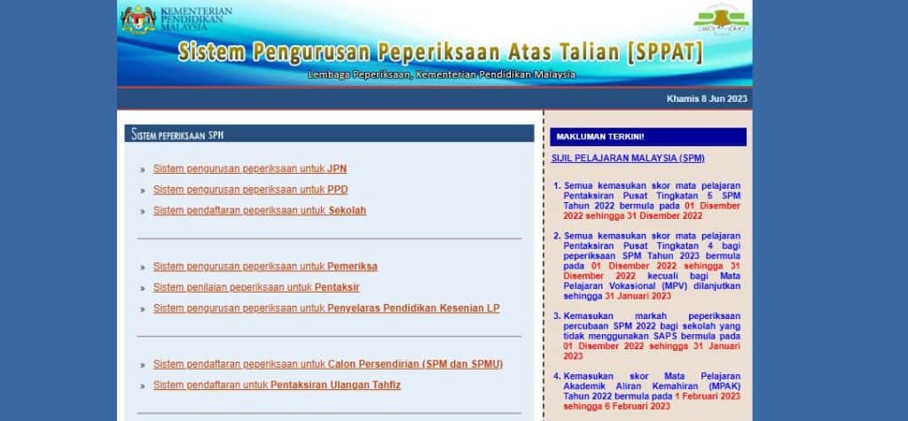 sppat 2023 kpm lembaga peperiksaan