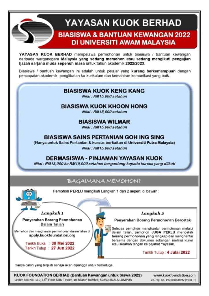 Bantuan Kewangan Yayasan Kuok 