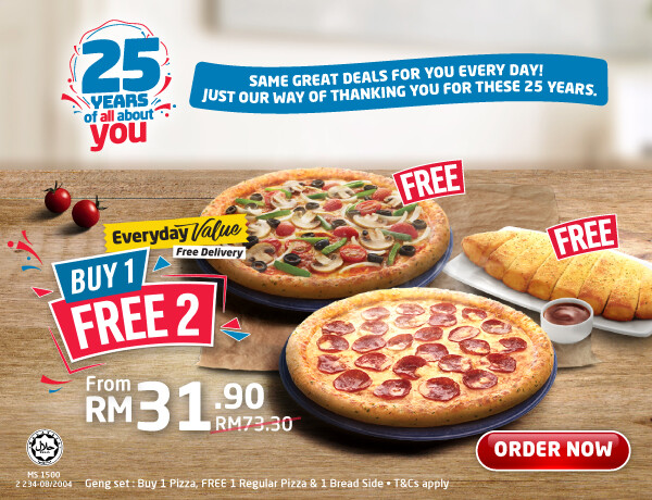 Menu Domino's Pizza