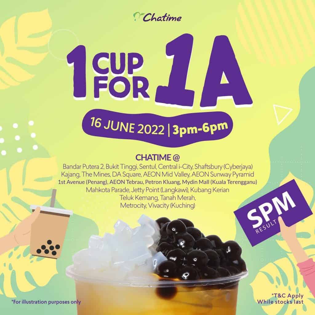 Minuman Chatime Percuma