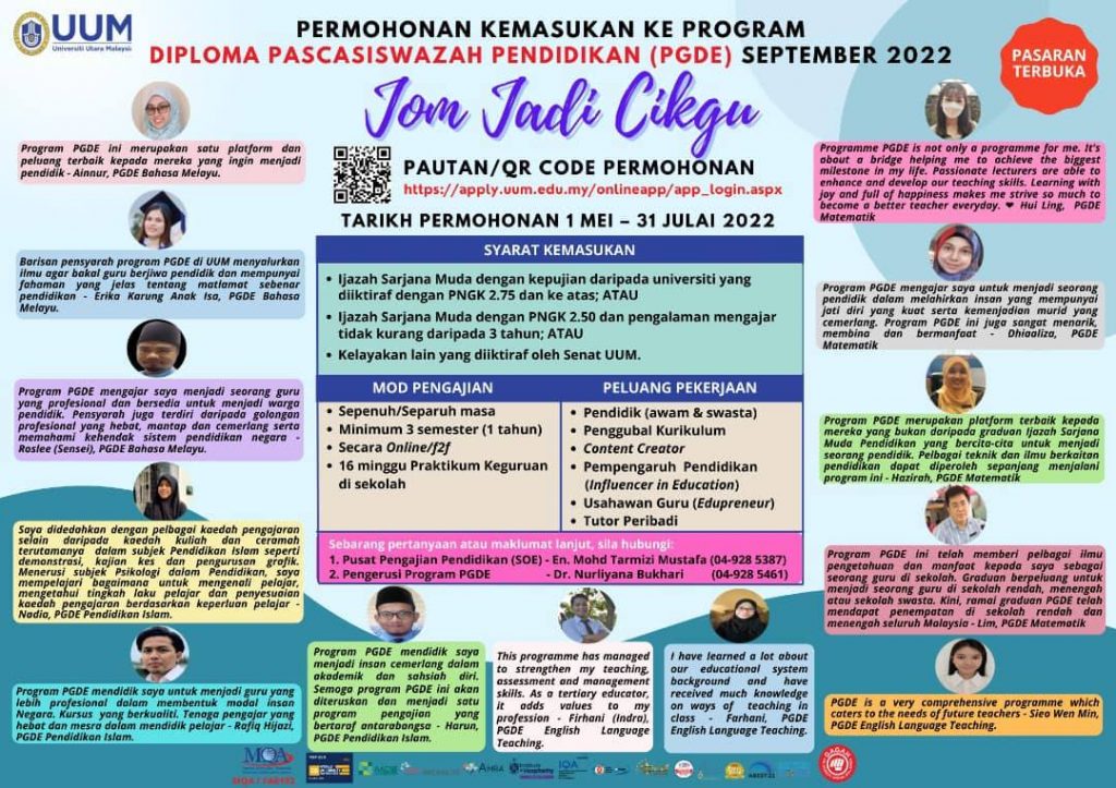 pgde uum Diploma Pascasiswazah Pendidikan