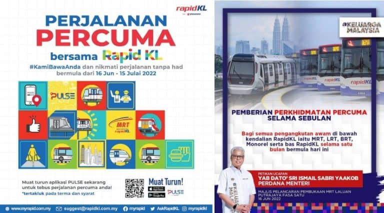 rapidkl percuma