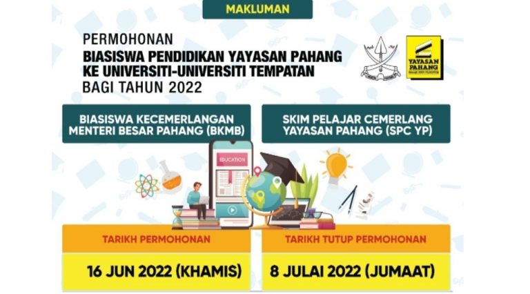 yayasan pahang biasiswa lepasan spm 2022