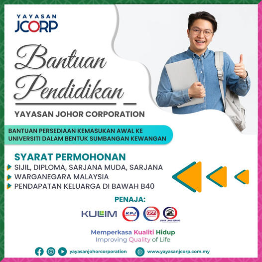 Bantuan Pendidikan Yayasan Johor Corporation