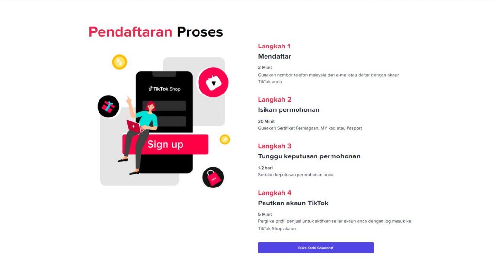 tiktok shop daftar