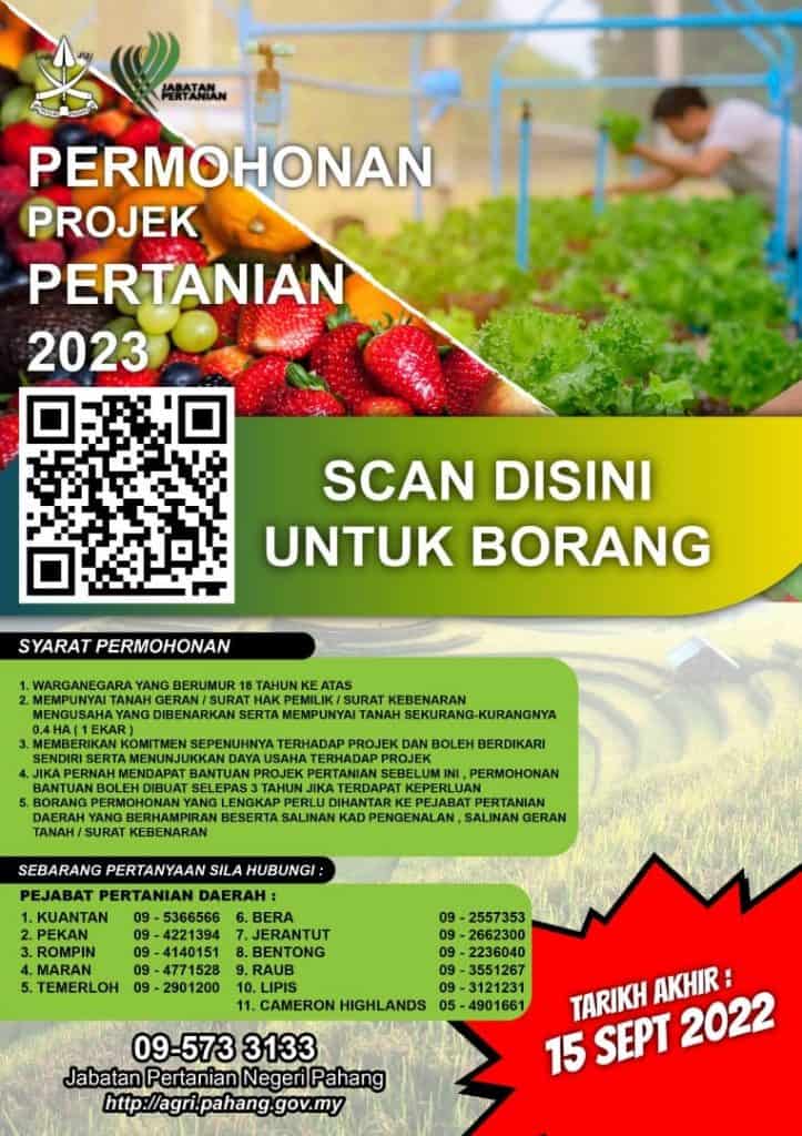 Bantuan Projek Pertanian 2023