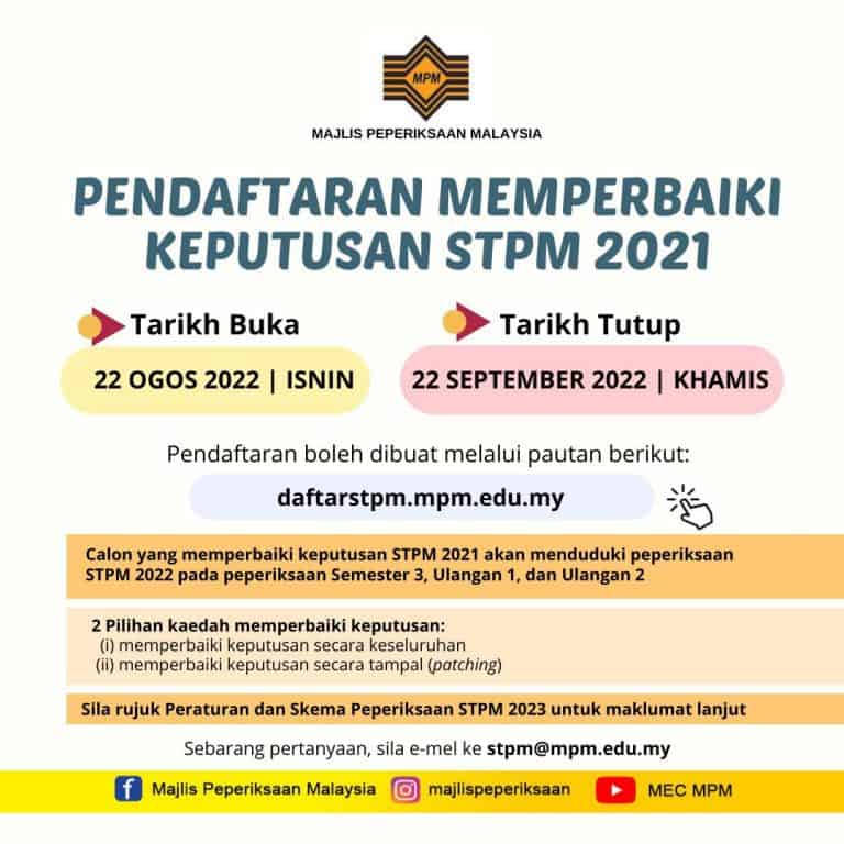 memperbaiki keputusan stpm