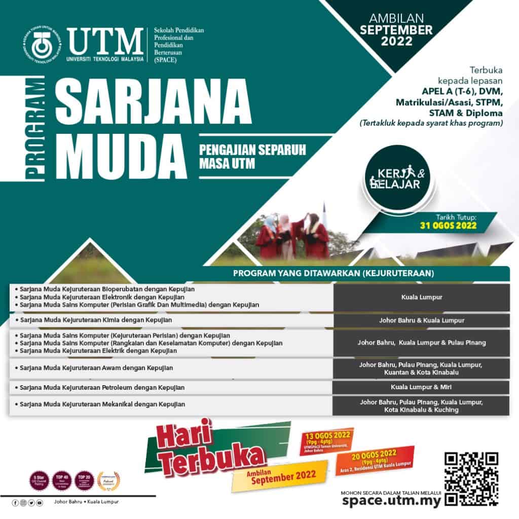 sarjana separuh masa utm