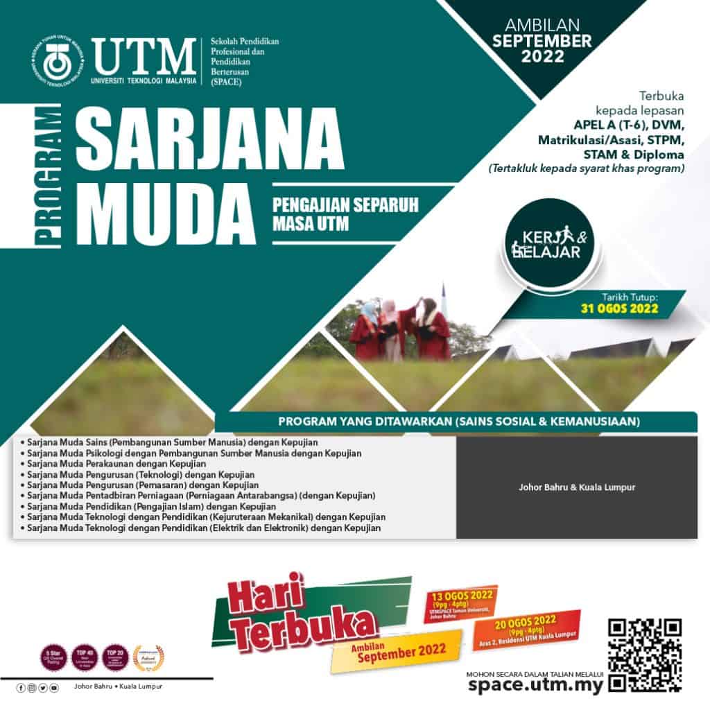 sarjana separuh masa utm