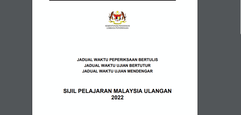 jadual spmu 2022 spm ulangan