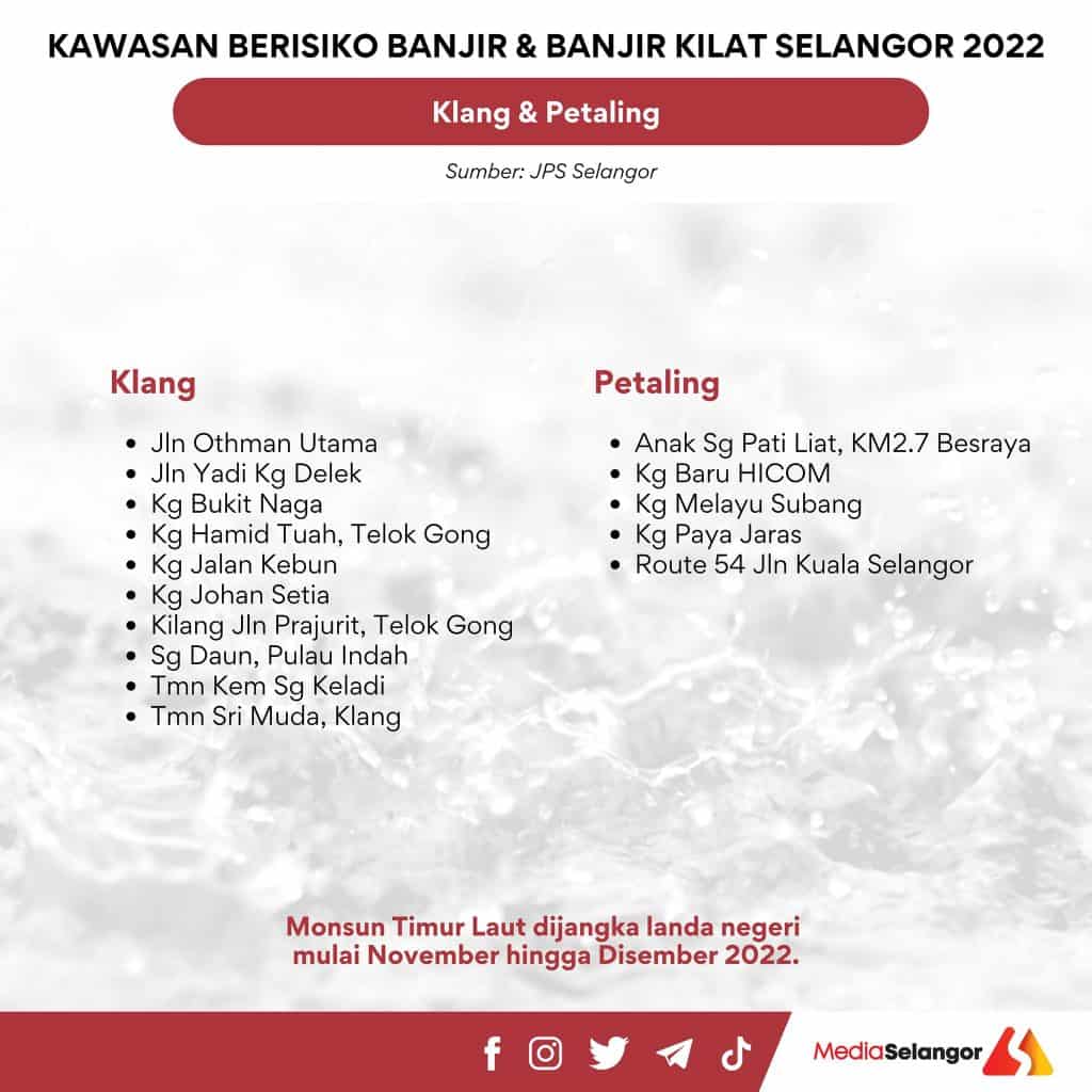 kawasan banjir selangor