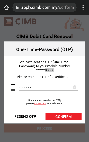 Cara Tukar Kad CIMB Expired Secara Online