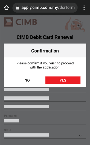 Cara Tukar Kad CIMB Expired Secara Online