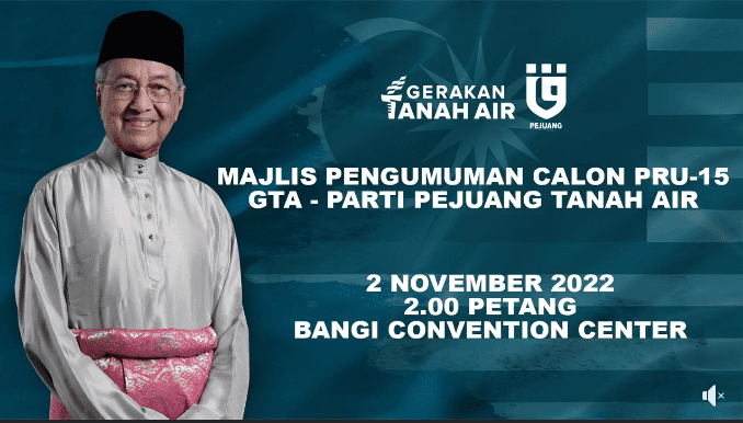 calon gta pru15 gerakan tanah air