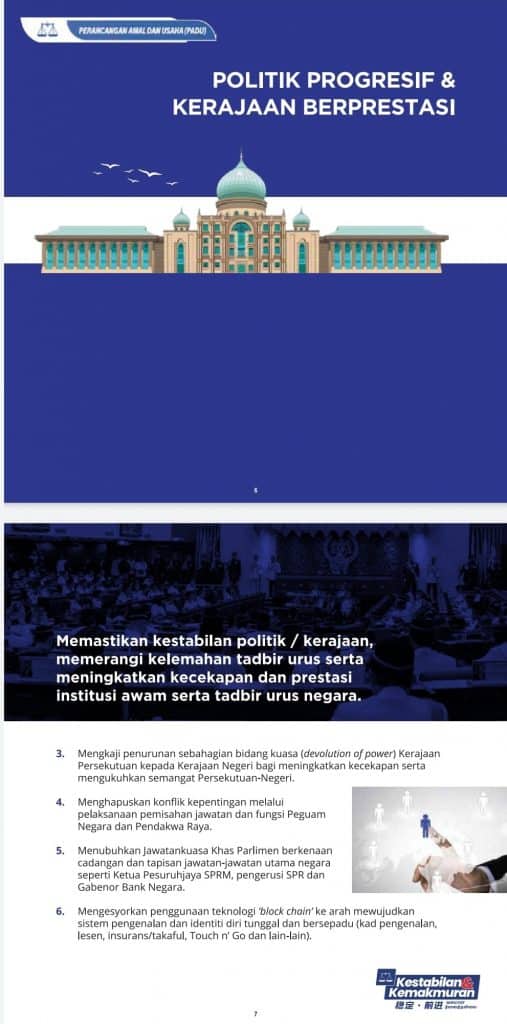 manifesto barisan nasional BN