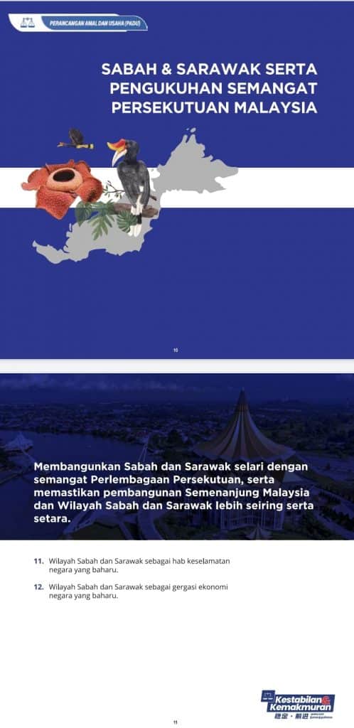 manifesto barisan nasional BN