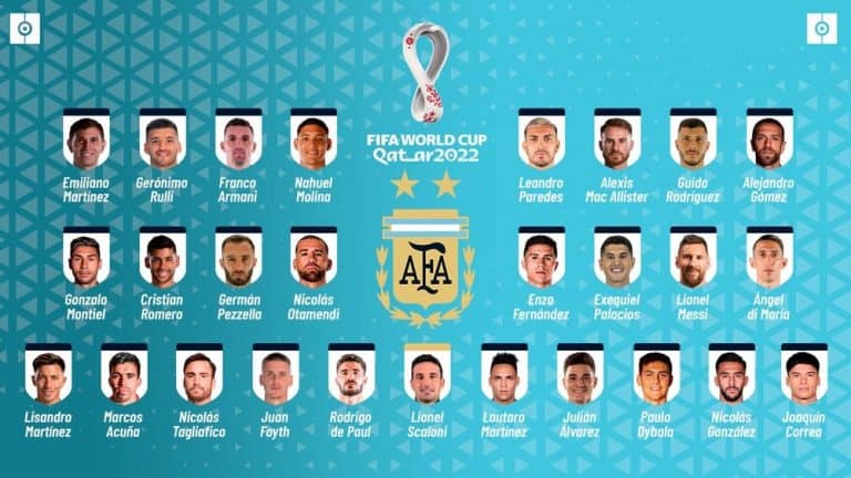 skuad bola sepak argentina