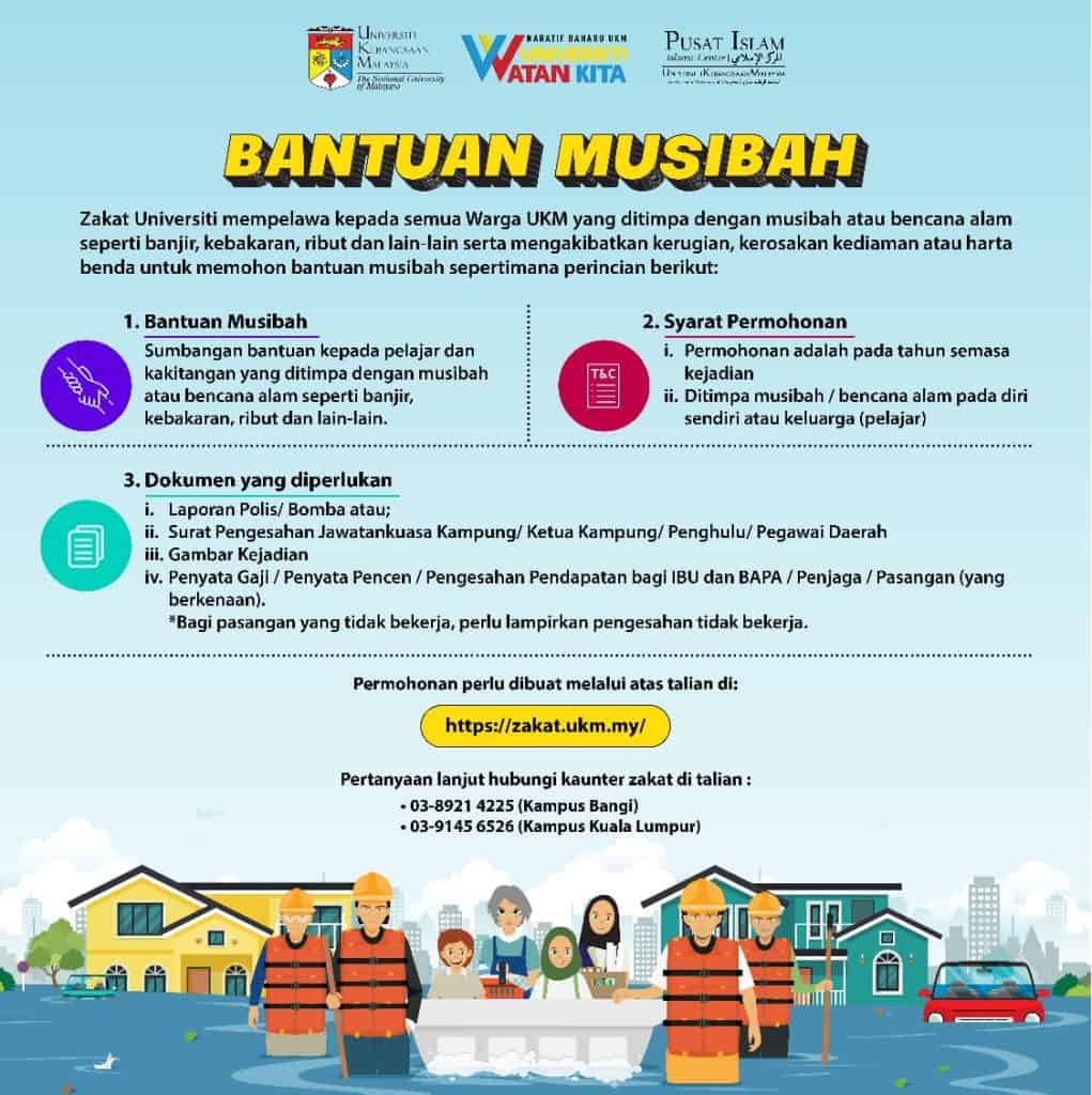 Bantuan Musibah Zakat UKM