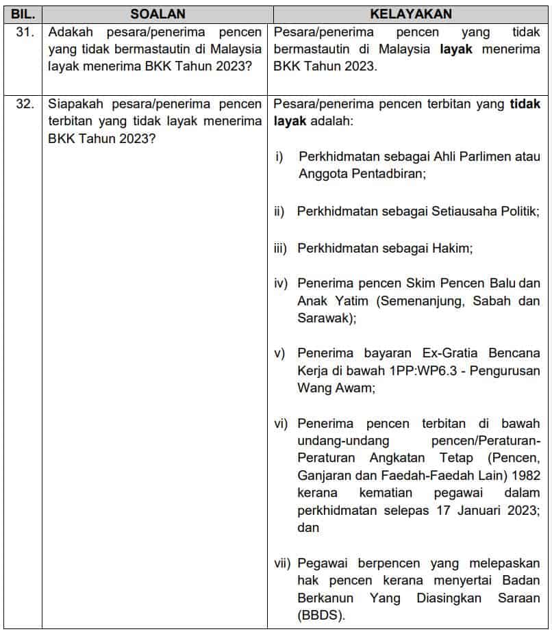 bantuan khas pesara bkk 2023