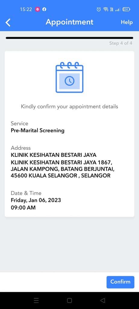 temujanji klinik kesihatan mysejahtera